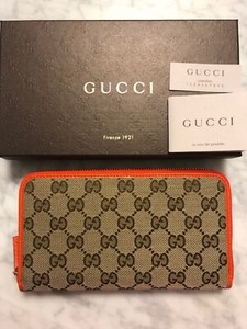 gucci wallet orange