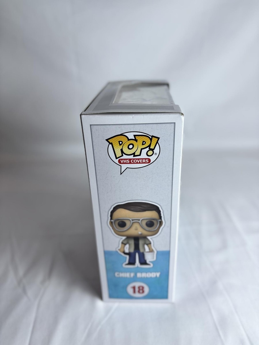 ファンコ ポップ VHSカバー 映画『ジョーズ』ブロディ署長 Amazon.com: Chief Brody (Jaws) Funko Pop! VHS Cover