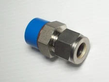 1 -Swagelok Stainless Steel Connector, 1/2" Tube x 7/8-14 SAE/MS, SS-810-1-10ST