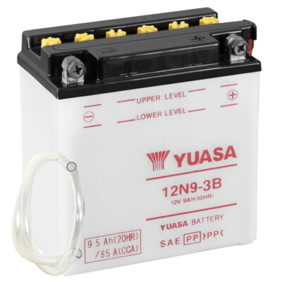 Batterie für Kawasaki H1 500 Mach 3 KAF 1969 YUASA 12N9-3B offen, trocken