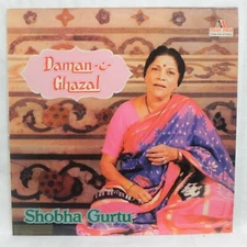 Daman E Ghazal Shobha Gurtu  LP Vinyl Record Rare 1986 Bollywood Indian NM