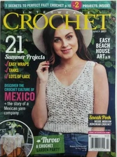 Interweave Crochet Summer 2017 21 Project Easy Wraps Tanks Lace FREE SHIPPING sb