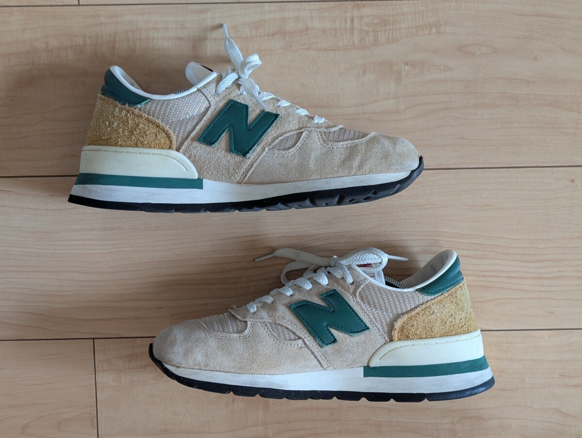 New Balance 990V1 Tan Green 26.5 Made in USA