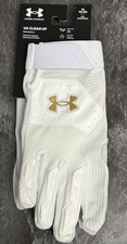 Under Armour UA Clean Up Baseball Batting Gloves Mens Size XL 1365461 101 New