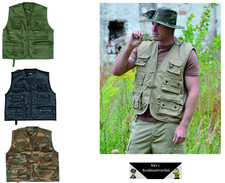Militär Jagd- und Anglerweste Multifunktionsweste Angeln Weste Outdoorweste Mil
