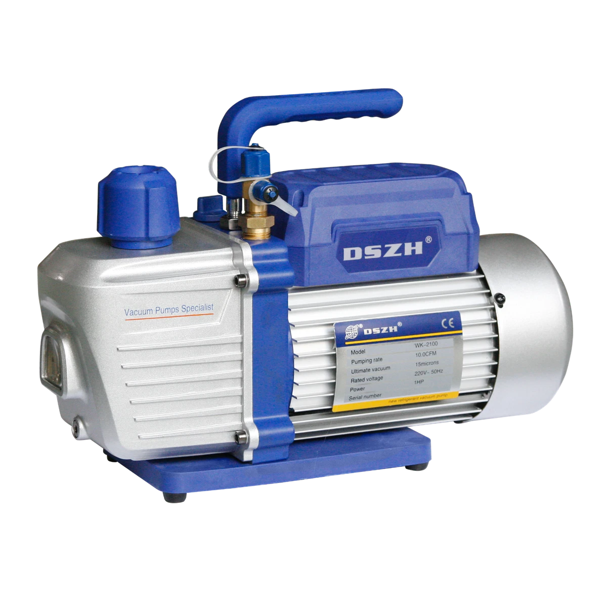 6 CFM 2 Stages Vacuum Pump HVAC Fiberglass infusion Forming Printing Freezer