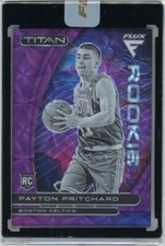 2020-21 Panini Flux Basketball Purple Scope Prizm Rookie #25 Payton Pritchard 