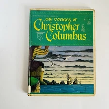 1964 Vintage American History "Voyages of Christopher Columbus" Golden Press