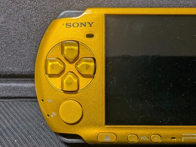 sony PSP 3000 console regionfree Bright yellow repaired console