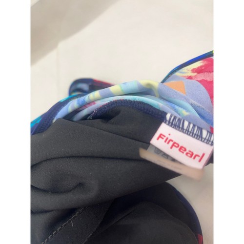 Firpearl Womens Floral One Piece Bathing Suit Ruched Tummy Control Swimsuit 14 - Picture 7 of 7