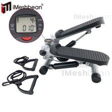 Mini Stair Stepper Equipment Exercise Machine w/LCD Monitor Resistance Bands US