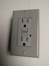  50 pc 15A Tamper Resistant TR GFCI Outlet Receptacle 15 Amp GRAY Child proof