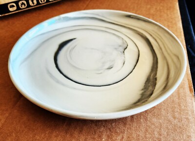 6 New MALACASA 8.25'' Grey Marble Dessert Plates - Very Attractive Design