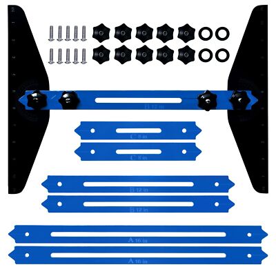 Stair Tread Template Tool And Measuring Jig For Riser Shelf Drywall Wall Partiti