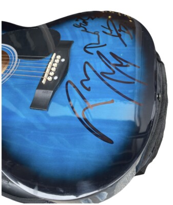 POST MALONE SIGNED AUTOGRAPH ACOUSTIC GUITAR   ROCKSTAR INSCRIBED  *Video Proof*