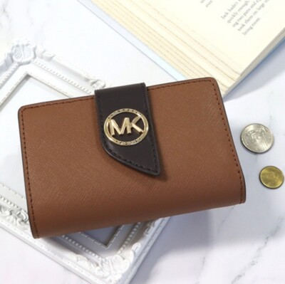 NEW! Michael Kors Greenwich MD TAB ZA Wallet, Leather, 32F1GGRE8L