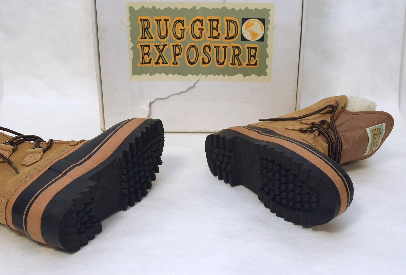 Rugged Exposure Woman's Winter Snow Boots Glacier Tan Size 6