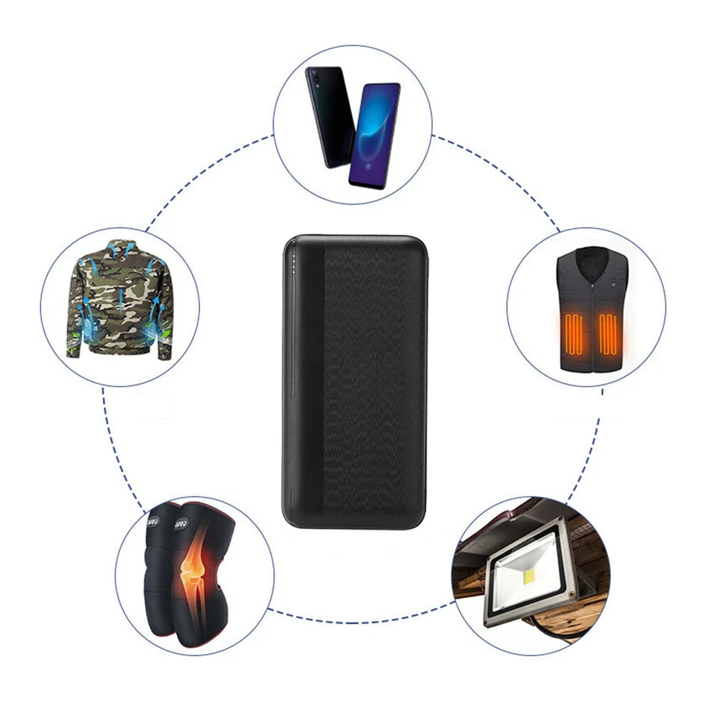 20000mAh Fast Charging Power Bank Portable External Battery Pack 5V 2A  