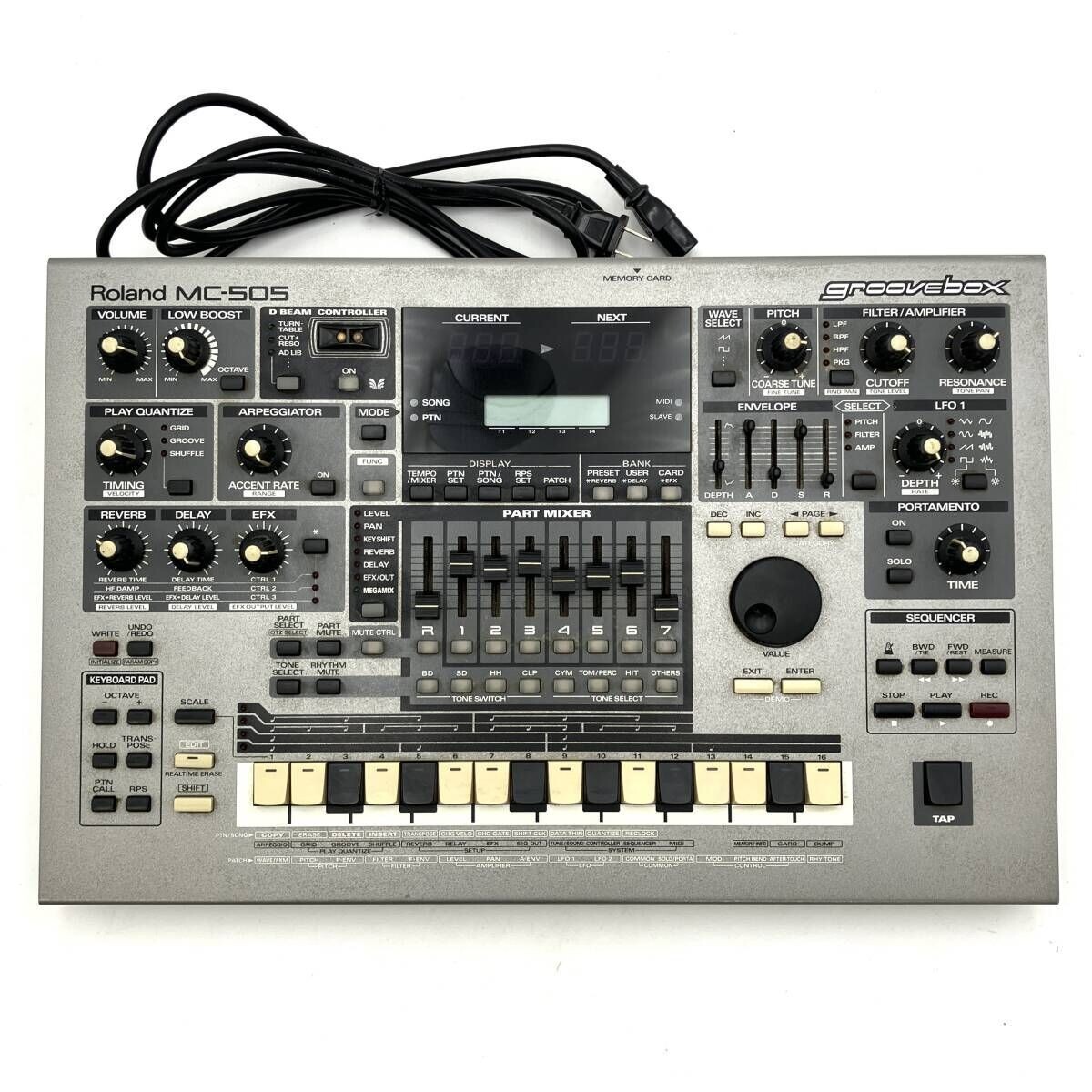 □Roland MC-505 シーケンサー groovebox ローランド 音楽 機材 【22 