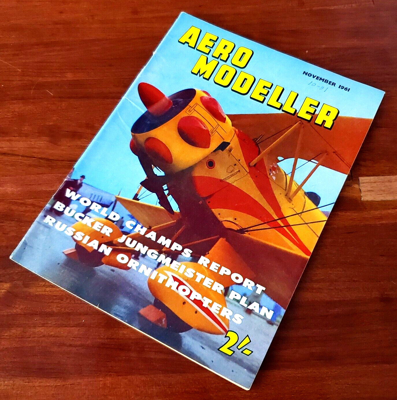1961 November - Aero Modeller World Champs Report Vintage Magazine Free Shipping
