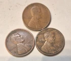 1917 P, D, S Lincoln Wheat Cent, Penny, Fine