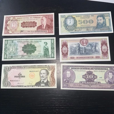 Lotto N19. 6 BANCONOTE In Fior Di Stampa DA COLLEZIONE FUORICORSO VARI PAESI - Bild 1 von 4