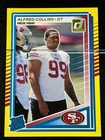 2025 Panini Donruss Football Press Proof Yellow Alfred Collins #355