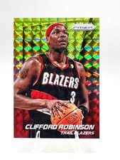 2014-15 Panini Prizm Clifford Robinson #168 Yellow White Red Prizm Trail Blazers