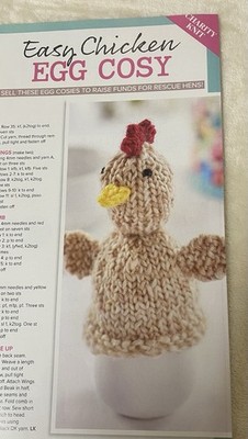 Osterei Kuschelige Strickanleitung zum Basteln DK Huhn Henne Hahn Vogel Geschenk Party