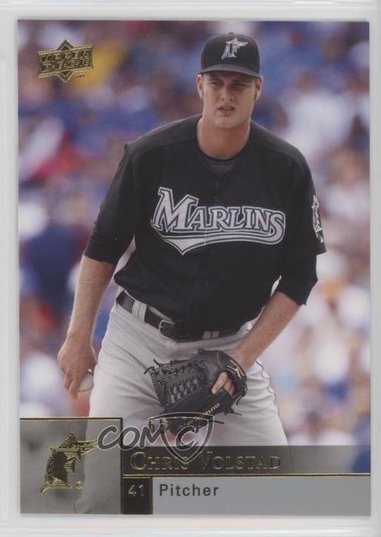 2009 Upper Deck Gold 65/99 Chris Volstad #652 0q3