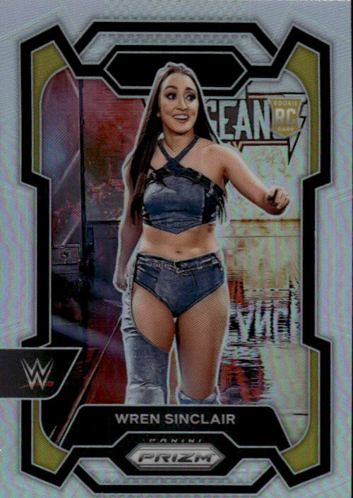 2024 Panini Prizm WWE Wren Sinclair #195 Silver Prizms 5J