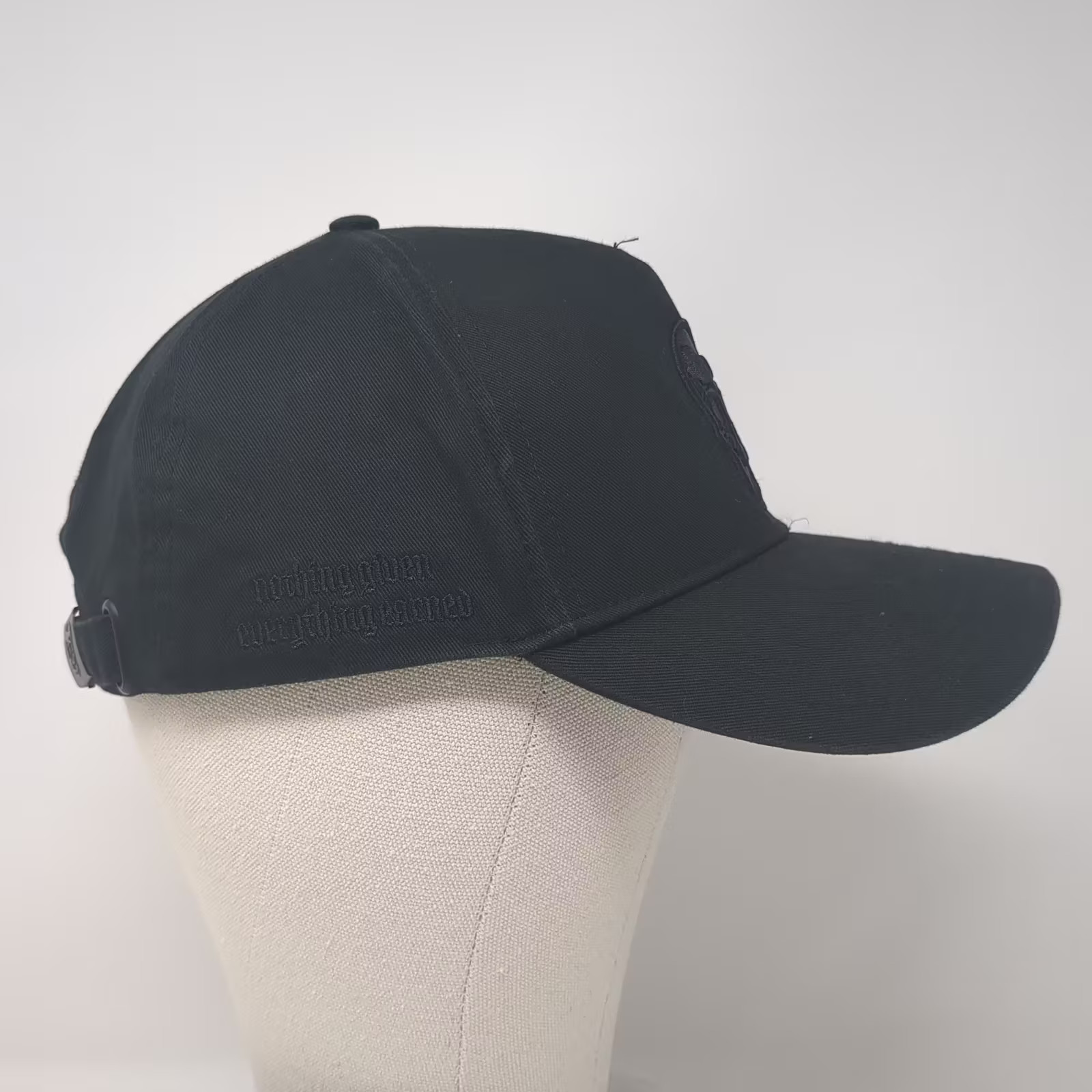 Everything Earned Black 5 Panel Cap Nothing Given… - image 5