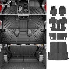 For 2024-2025 Lexus TX350 TX500H Floor Mats Cargo Backrest Mat Trunk Cargo Liner