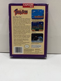 TaleSpin Disney's Tale Spin for NES Nintendo No Manual  Game & Box Good Shape