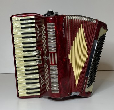 ec melodiカラビナ Pearl Red La Melodiosa Pezzolo 25 Piano Accordion LM (41 Key/120