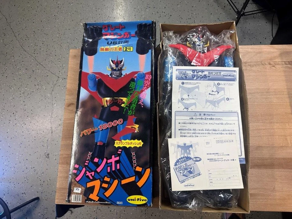 RARE Great Maziner Unifive Shogun Warriors Jumbo Machinder Mazinga Popy - Image 4 of 4