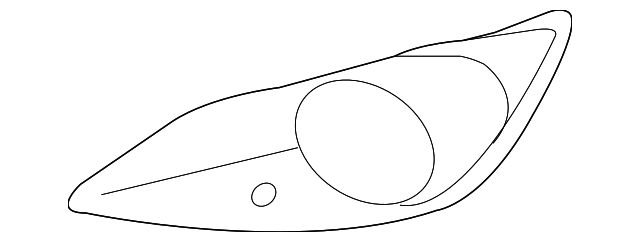 Marco de luz antiniebla para Hyundai Veloster 2012-2017 (P/N 86523-2V000)