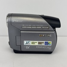 Samsung SC-D372 Mini DV Camcorder 34x Optical Zoom No Battery, Untested