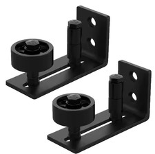 WINSOON 4.8 in. Adjustable Sliding Barn Door Floor Guide 2-Pack