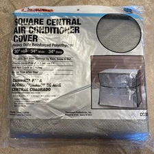 NEW Frost King 34" X 30" X 34" Sqaure Central Air Conditioner Cover CC32X Grey