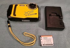 Fujifilm FinePix XP140 Compact Digital Camera Yellow Waterproof 4K W/ Charger