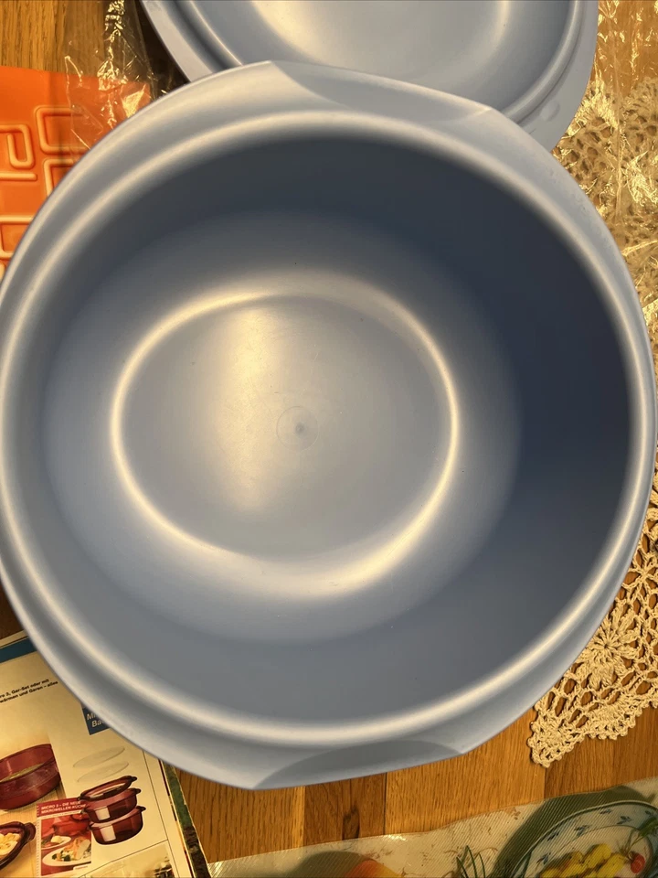 Tuppaware Kasserollen-Set 5L Ultra Plus In Blau, Neu. Mit Französischem Rezept - Bild 3 von 4