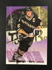 1994-95 Flair #6 Mario Lemieux Center Spotlight Pittsburgh Penguins