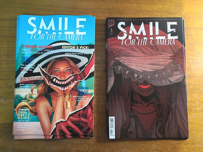 SMILE FOR THE CAMERA # 1 COVERS B & D   IDW DARK COMIC 2026 NM+