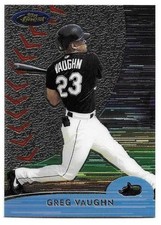 GREG VAUGHN 2000 TOPPS FINEST CARD NEAR MINT+ CONDITION