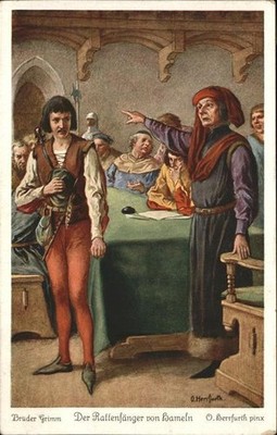 Fairy tales Brothers Grimm Pied Piper of Hamelin Kü