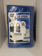 Utopia Kitchen Adjustable Bib Apron (10-Pack) 10 Pack, Blue