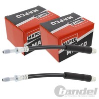 2X Mapco BremsschlÄUche Bremsschlauch Hinten Passend FüR BMW 1 2 3 4 X1