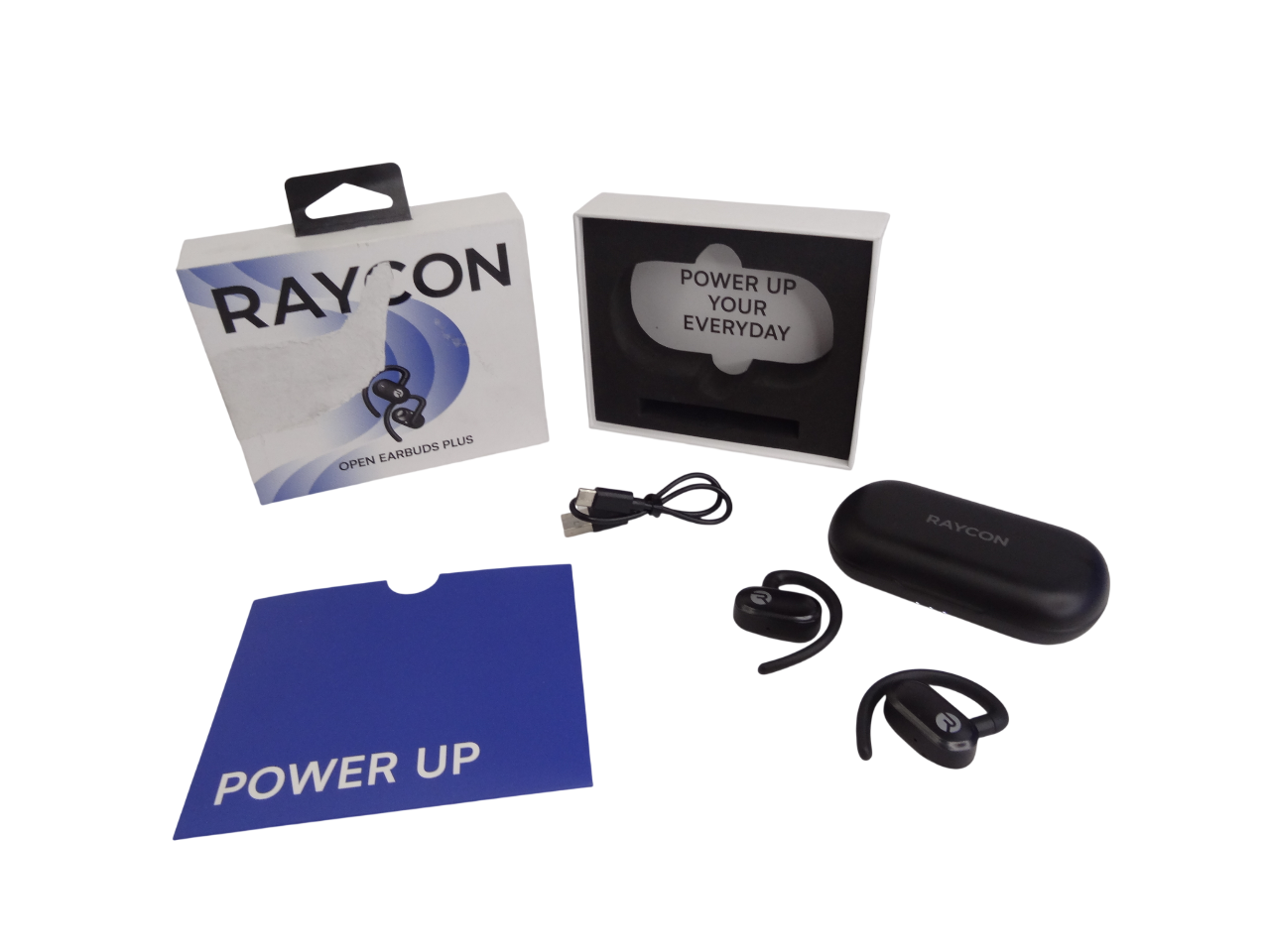 Raycon Open Earbuds Plus True Wireless RBO725 Black  - Free shipping