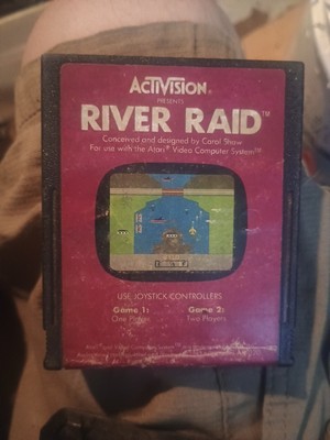 Atari 2600: RIVER RAID Cartridge by Activision- Tested & WORKS